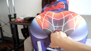 Preview 3 of Mzansi Memes - 【主観】話題のスパイダーマンが手マンでクリ責めされまくる！淫らな姿に恥ずかしがりながらも中イキしまくり　絶頂　羞恥　調教　コスプレ　巨乳　かわいい　素人　カップル　投稿　個人撮影　日本人　えむゆみ