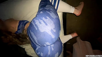 Preview 1 of Youijjzz - Blonde Bubble butt Rips clothes for BBC