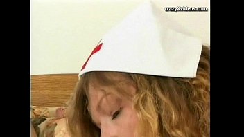 Preview 2 of Sky Yellow - Naughty blonde nurse with curls