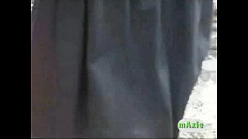 Preview 3 of Fathar Duhgter Sex - Japanese girl wets panties outside on stairs