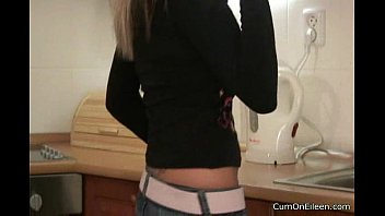 Preview 1 of Super Orgasm White - Kitchen Striptease