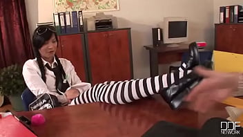 Preview 2 of Barbara Gomes - Striped socks &amp_ uniform