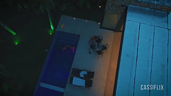 Preview 3 of Kei Ohash - Festinha na piscina com o namorado da minha amiga,  que estava louco para comer meu cu. assista completo no cassiflix