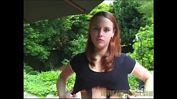 Preview 1 of Shees A Spiner - 18 y/o teen virgin fucked in her garden