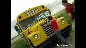 Preview 1 of German Throat Puke - sex in front the bus