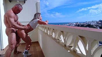 Preview 3 of Punjabi Vedos Sexy - sex on the balcony in front of the neighbors