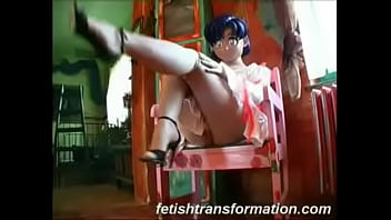 Preview 1 of Someone Knob Door - Sexy doll spreading her legs