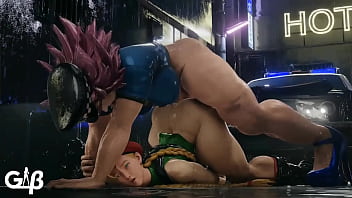 Preview 3 of Derek Scott - Poison fucks Chun Li and Cammy from Street Fighter