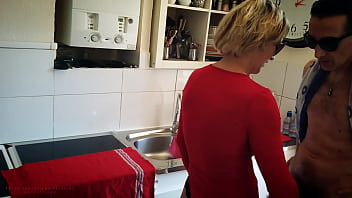 Preview 2 of Xxx Fool Dehati - Slutty Nymphomaniac Mother-In-Law,  Cleans In Lingerie To Tease Her Stepson.