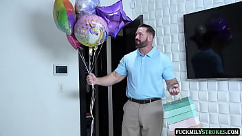 Preview 1 of Didi Xxx Hd Xxx - Stepdaughter&#039_s birthday in this leap year when her stepfather surprises her with a small celebration,  but she feels happier when she sucks her stepfather&#039_s cock and they fuck hard to make her stepmother angry.