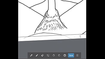 Preview 2 of Hurt Women - Couple Fucking drawing part 2