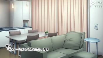 Preview 2 of Gay Moaning Hard - The Motion Anime: Tanned Girl Helps A Virgin Empty His Full Sack