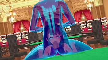 Preview 4 of Busty Brit Creampie - 【兰音/MMD】『菟园』撩动你心弦的小兔仙~