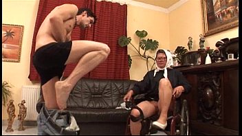 Preview 2 of Teen Sex Secetery - Mature grandame and a grandson fucking sex