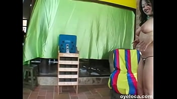 Preview 4 of Katia Old Young - Slutty South American chick sits her perfect ass on a cock