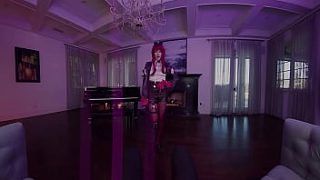 Preview 1 of Xu Chinese - VR Conk: Skinny Babe Kafka Rides Caelus&#039_s Huge Cock In Honkai Star Trail Cosplay Parody pt.3