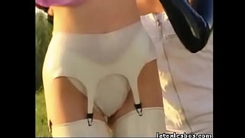Preview 1 of Big Tite Hard Fuc Hd - Latex lesbian kinky group fetish outdoors