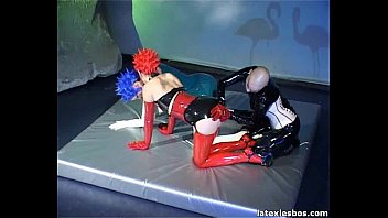 Preview 2 of Teen Sex Ipone - Latex lesbian afterparty