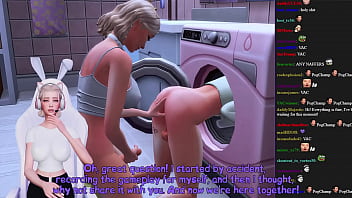 Preview 1 of Sex Gay Xx - stupid streamer forgot to turn off the stream to have hard anal sex with toys sims me hentai