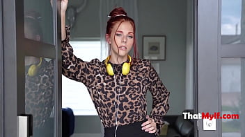 Preview 1 of Big Tweck - Redhead Teacher From HS Is Just As Bossy As I Remember Her