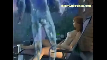 Preview 1 of My Sister Hot Room - 3D Monster Sex part7