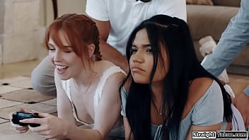 Preview 2 of Www Sexy2050 - Stepdads rim and anal fuck their petite teen stepdaughters