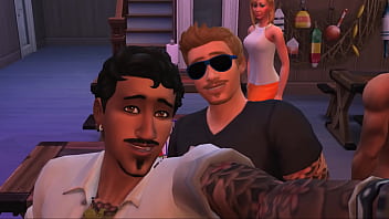 Preview 1 of Wold Man Hd Bf - Bachelor Party Adventure Toddy Williams Cheating Sims 4 Wicked Whims
