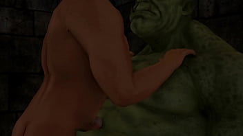 Preview 2 of Japneg Butt - An orc&#039_s toy