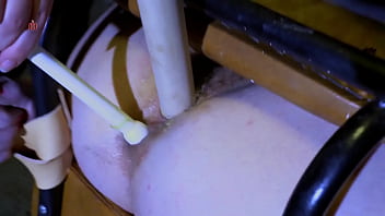 Preview 4 of Kyail Page - Hairy busty slut enjoys to be fucked in a very humiliating way (TRAILER)
