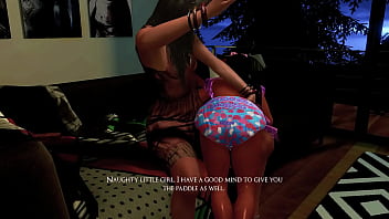 Preview 2 of G Spot Breaking - Spanked and paddled to tears Extended clip