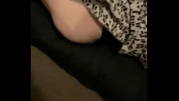 Preview 4 of Cum On Tights Dressing Room - Married Strangers Jack Off to my Girlfriends Ass