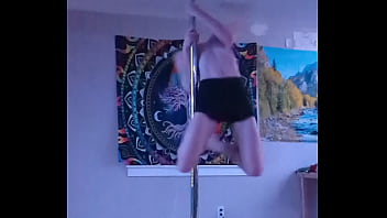 Preview 1 of The Sister Nun - Male pole dance