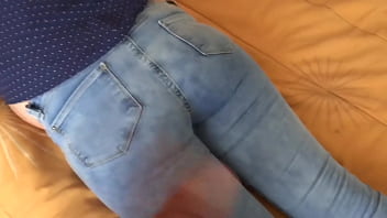 Preview 3 of Kelly Cooper - You can&#039_t put your cock in me but come in my ass with my jeans on,  I want your cum