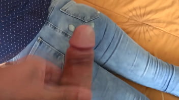 Preview 4 of Kelly Cooper - You can&#039_t put your cock in me but come in my ass with my jeans on,  I want your cum