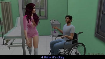 Preview 1 of Anikka Alobrite - The Sims 4,  nurse seduced and fucked a patient. She&#039_s recording it for proof of betrayal