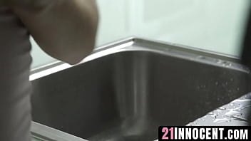 Preview 1 of Fathardator Sex - 21Innocent.com - Blonde babe&#039_s anal and pussy owned in a wild session
