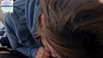 Preview 1 of Son Fucking In Toilet - Hot teen deepthroats and gets doggyfucked - ENFJandINFP