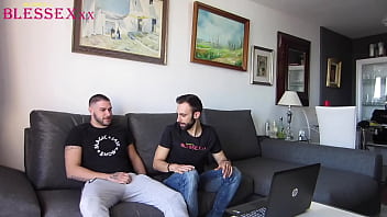 Preview 3 of Mother And Son Shares A Bed - Straight friends watching porn