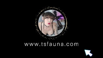 Preview 1 of Es Cock Biting - Transgender Girl wears penis ring while doing sweet anal