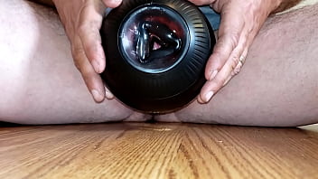 Preview 3 of Free Porn Triple Valentina - Fucking my new toy. Masturball. This thing Is fucking amazing!