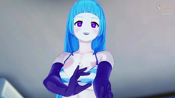 Preview 4 of Hot Passion Hd Cumshot - An erotic dream with Mememe chan from the music video (JOI)