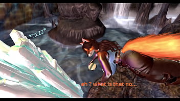 Preview 2 of Japanese Toilet Cam Pooping - Sapphire&#039_s cave exploration [Comission] [Second life]