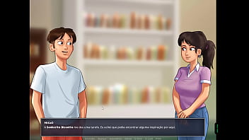 Preview 2 of Guy Seduced Bt Bbc - Summertime Saga ep 74 - N&atilde_o me Deixam comer a Professora