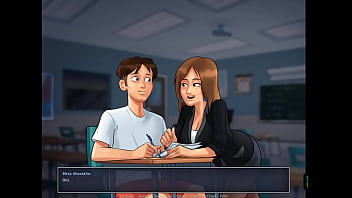Preview 4 of Guy Seduced Bt Bbc - Summertime Saga ep 74 - N&atilde_o me Deixam comer a Professora