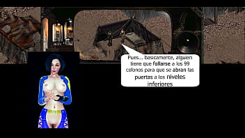 Preview 2 of Uma Antuy - Falo out Episodio V,  gangbang en el b&uacute_nker 68 (fallout 2 sex parody)