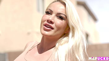 Preview 1 of Fucking By Lying On Bed - Horny Euro hottie reunites with husband