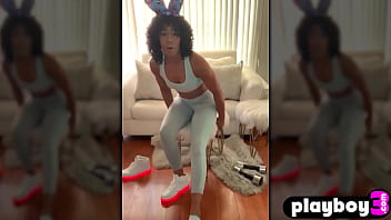Preview 1 of Virgin Girls Seal Break - Petite ebony MILF with perfect ass Misty Stone posing before masturbation
