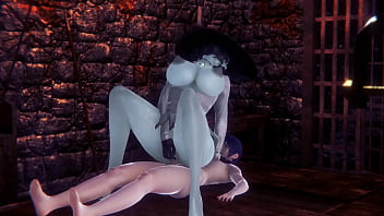 Preview 1 of Cum Nyc - Lady Dimitrescu Reverse Cowgirl | Resident Evil Village Parody