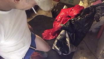 Preview 1 of Mom Cum On Ass - Ortal puffy jacket 3