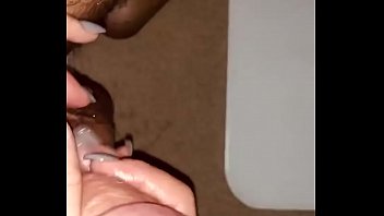 Preview 4 of Bbc In Virgin Pussy Hd - REACH AROUND HANDJOB WITH CUMSHOT